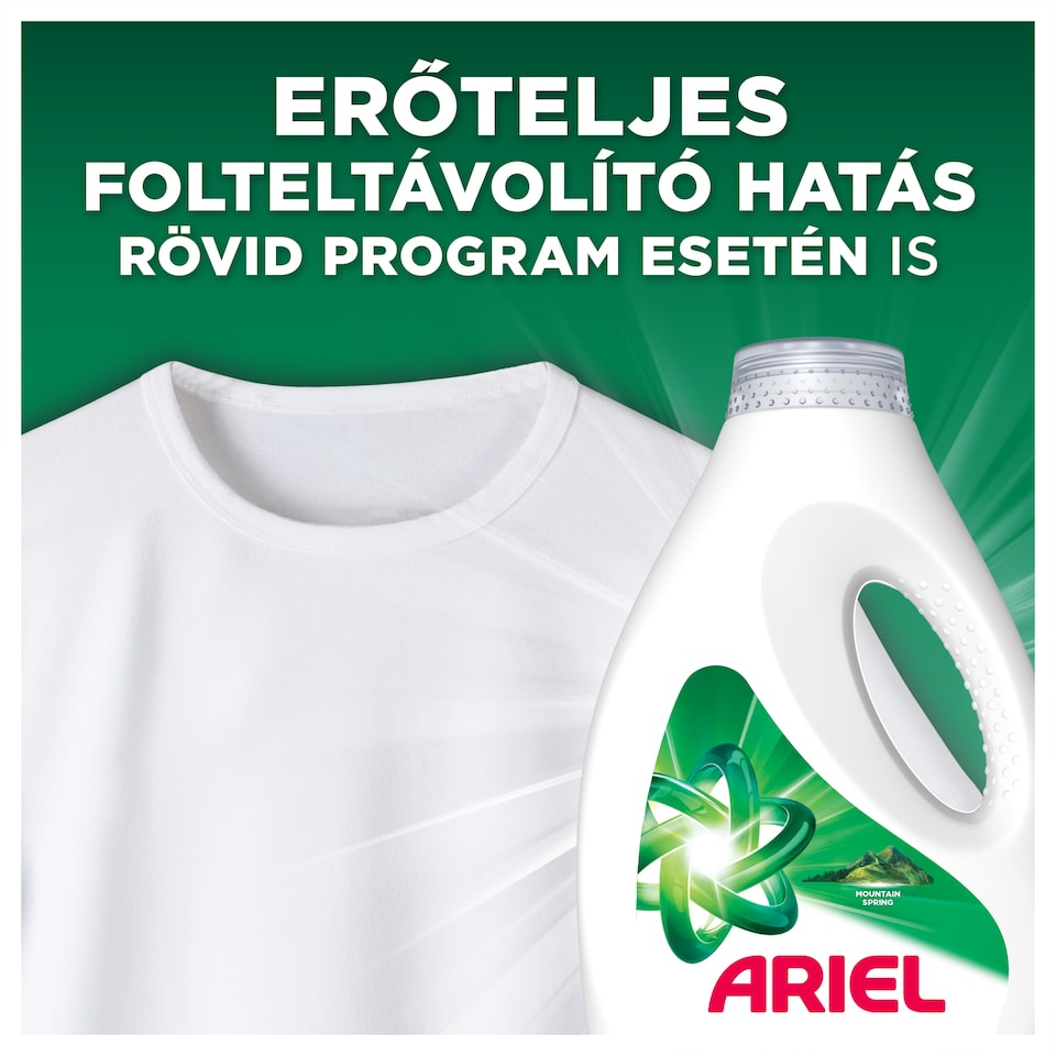 image 1 of Ariel Mountain Spring Universal Washing Liquid, 2.7l, 60 Washes
