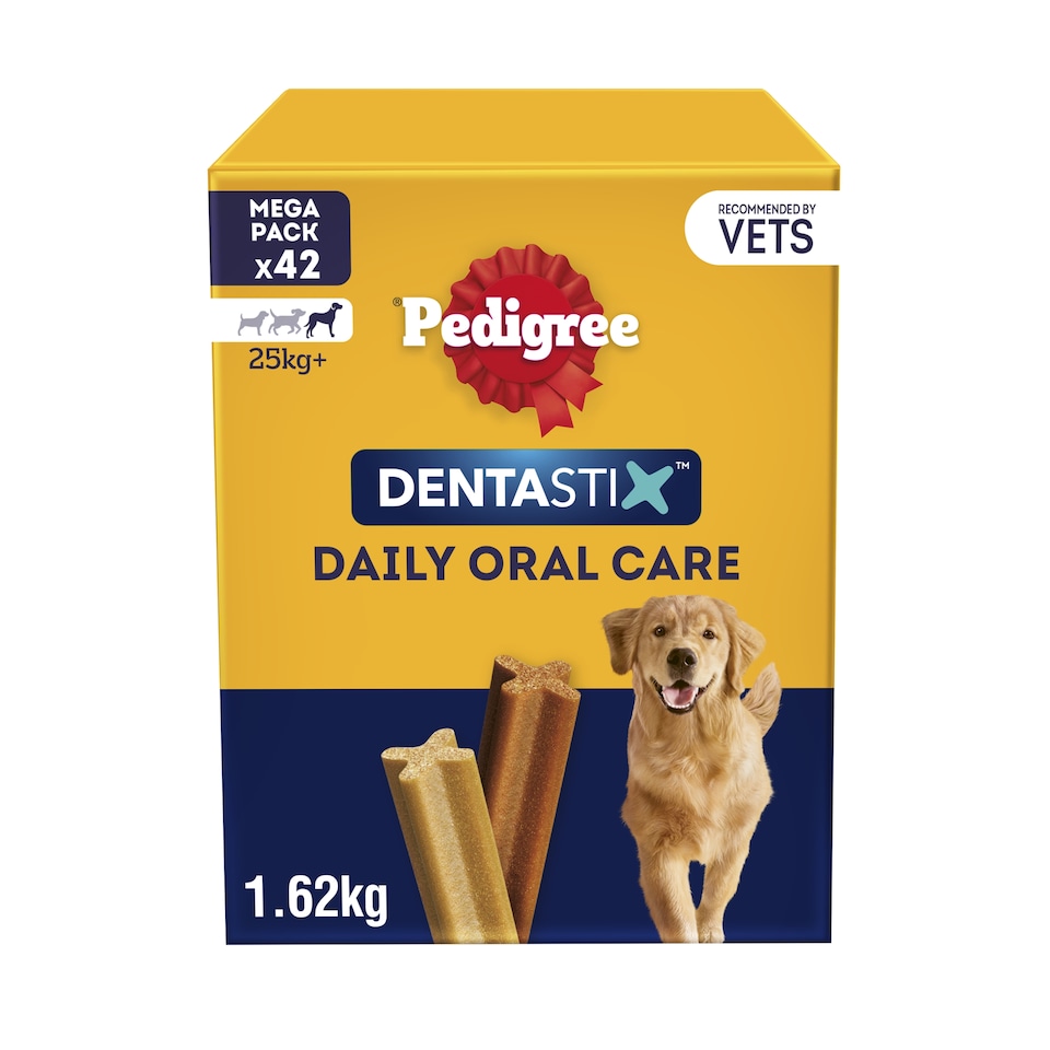 image 1 of Pedigree Dentastix Daily Large Dog Treats 42 Dental Sticks