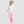 Pink, F&F Girls Fleece Lined Reflective Strap Waterproof Trousers in Pink