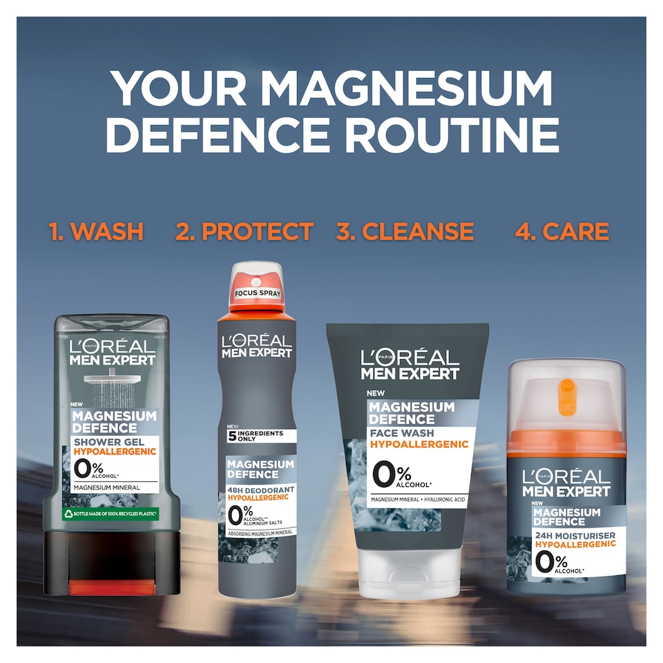 image 1 of L'Oreal Men Expert Magnesium Shower Gel 400Ml