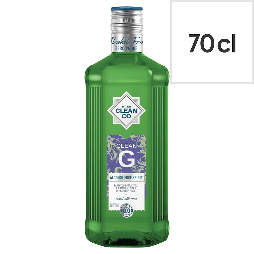 image 1 of Clean Co Non-Alcoholic Botanical Spirit - Crisp Dry 70cl