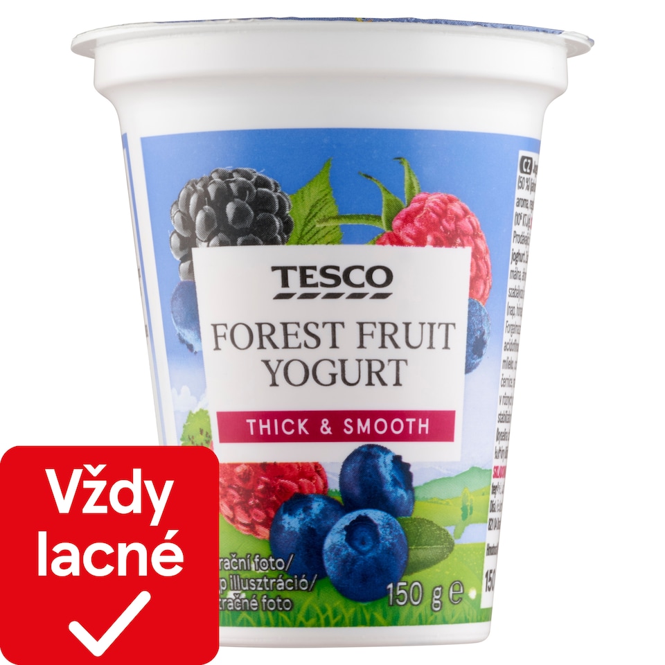 Tesco Jogurt s lesným ovocím 150 g
