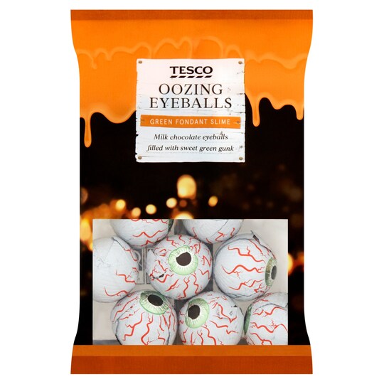 Tesco Milk Chocolate Eyeballs 100g Tesco Groceries