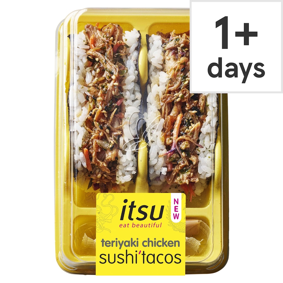 itsu teriyaki chicken sushi taco 213g
