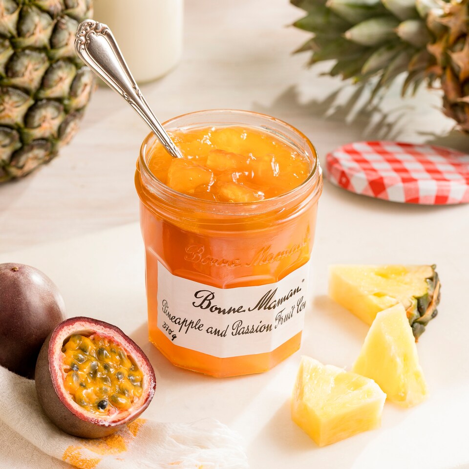 image 1 of Bonne Maman Pineapple and Passion Fruit Jam 370g