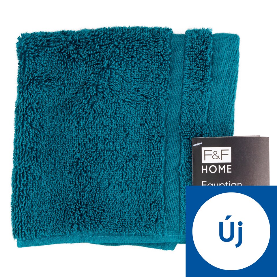 image 1 of F&F Home Emerald Egyptian Face Towel 30 cm x 30 cm