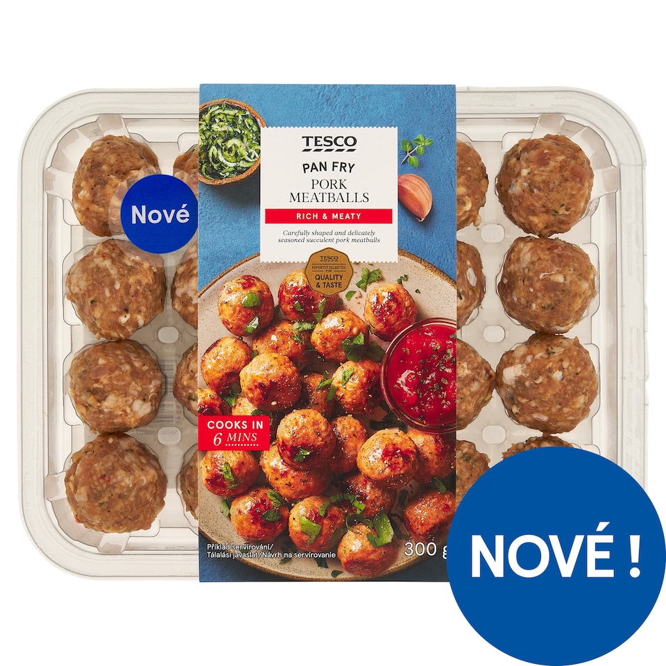 Tesco Pork Meatballs 300g