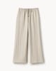 image 5 of F&F Textured Wide Leg Trousers in Neutral