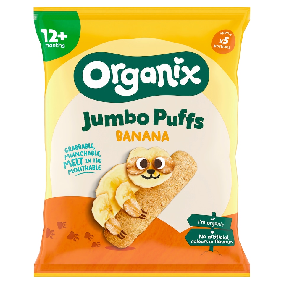 Organix Banana Weaning Wands 25G