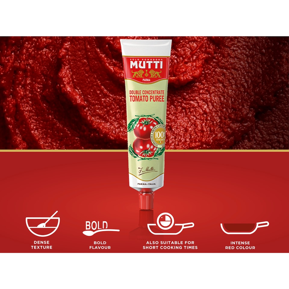 image 1 of Mutti Double Concentrate Tomato Puree 130g