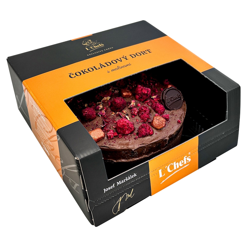 L'Chefs csokoládé torta málnával 600 g
