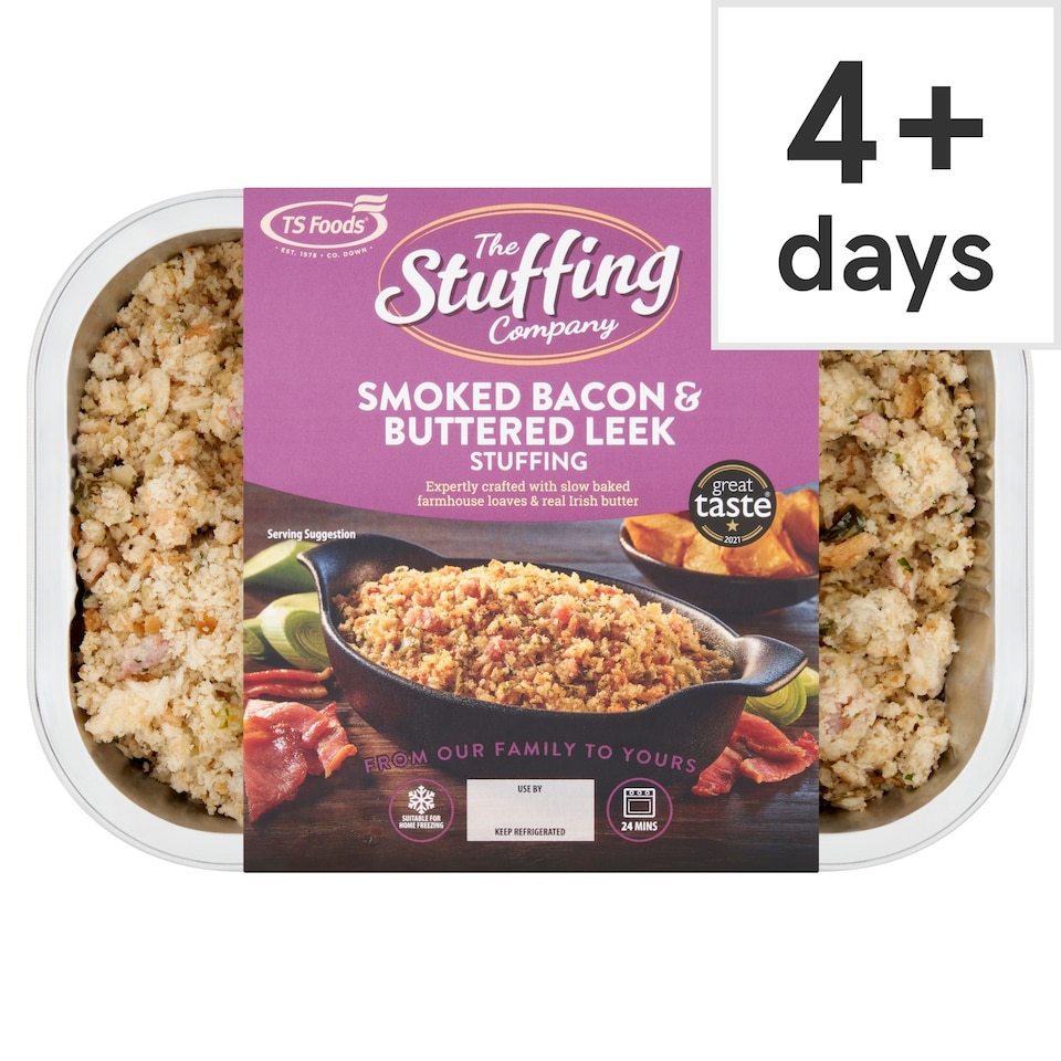 Smoked Bacon Buttered Leek Stuffing 300G