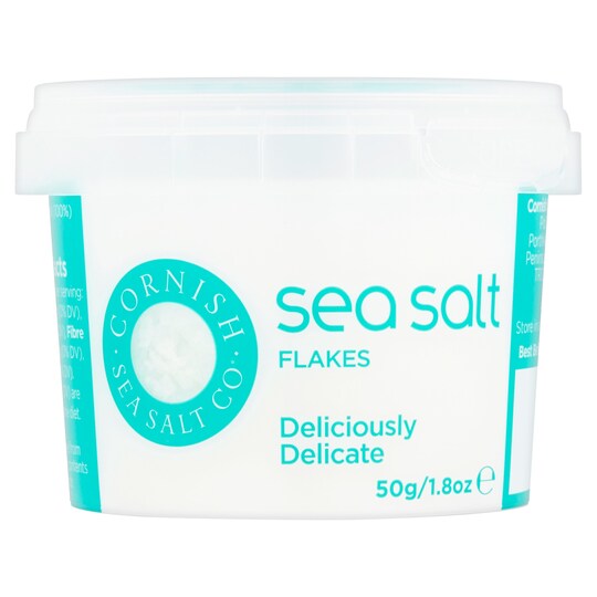 Cornish Sea Salt Sea Salt Flakes 50G Tesco Groceries