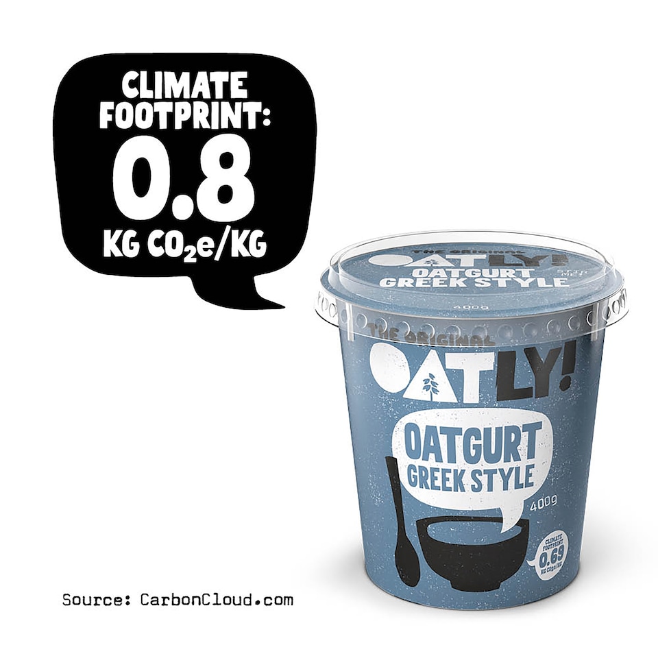 image 1 of Oatly Greek Style Oatgurt 400G