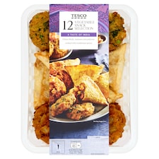 Tesco 12 Indian Snack Selection 326G