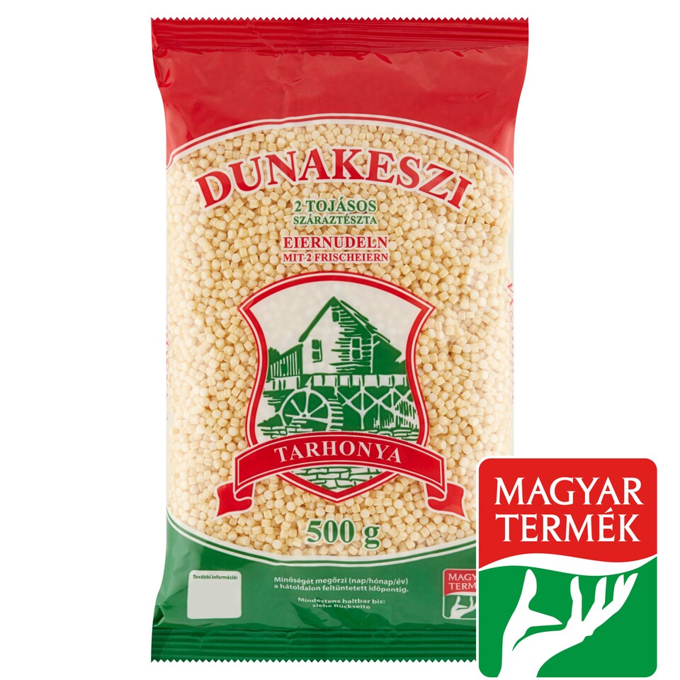 Dunakeszi tarhonya 2 tojásos száraztészta 500 g