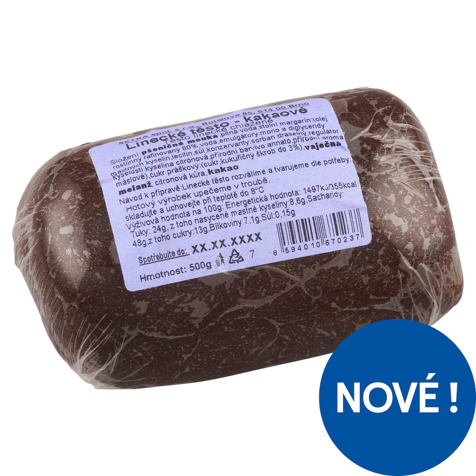 Šetra Linecké těsto kakaové 500g
