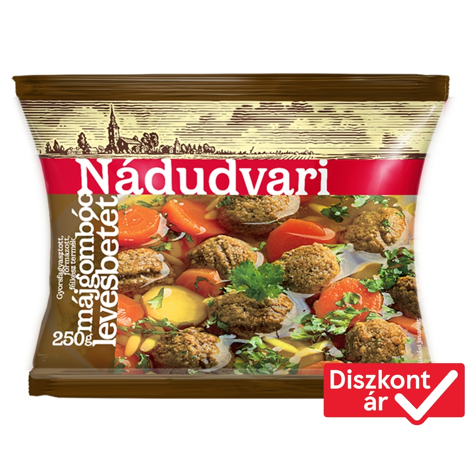 Nádudvari gyorsfagyasztott májgombóc levesbetét 250 g