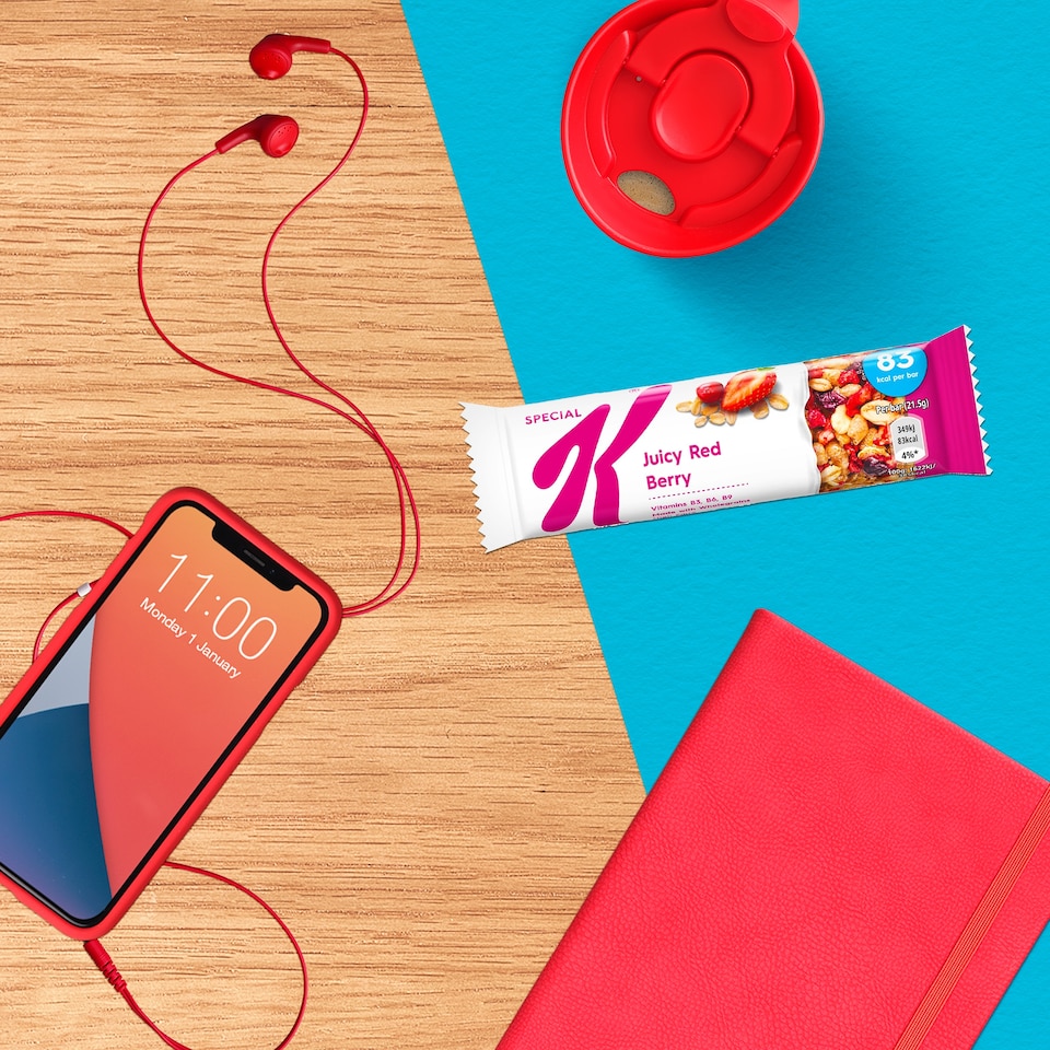 image 1 of Kellogg's Special K Juicy Red Berry Snack Bars 6x21.5g