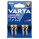Obrázek 1 pro produkt Varta Longlife Power AAA alkalické baterie 4 ks