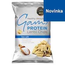 Gam's Proteínové šošovicové lupienky smažené s prídavkom morskej soli 65 g