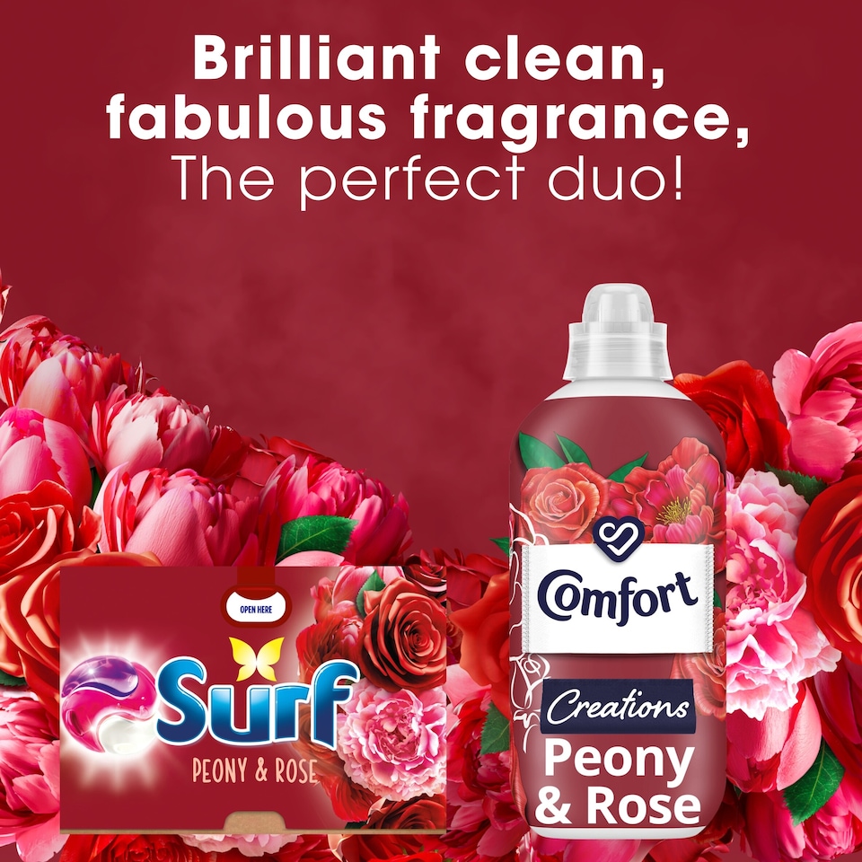 image 1 of Surf 3 In 1 Peony and Rose Washing Capsules 26 Washes 449.8g