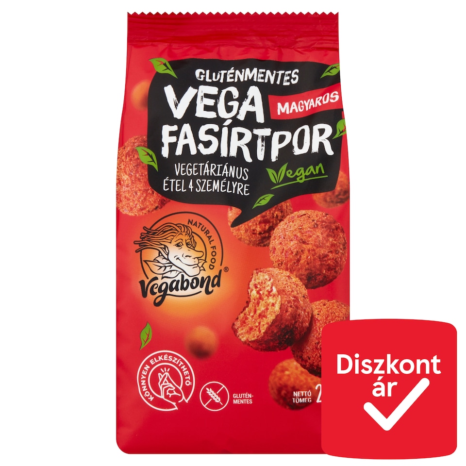 Vegabond magyaros gluténmentes vega fasírtpor  200 g  1. kép