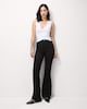 image 1 of F&F Contour High Rise Bootcut Jeans in Black