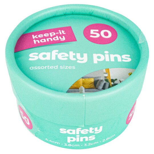 Keep It Handy Safety Pins 50 Pack Tesco Groceries