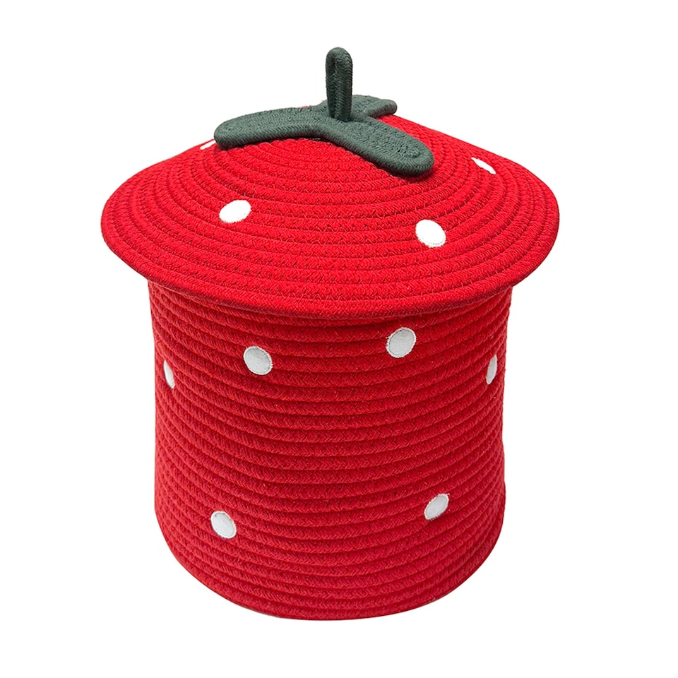 image 1 of F&F Home Cherries & Berries Storage Basket