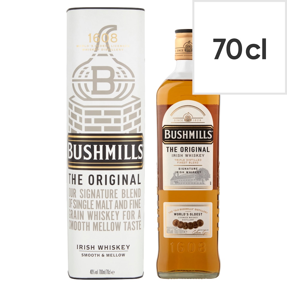 Bushmills Irish Whiskey 70cl