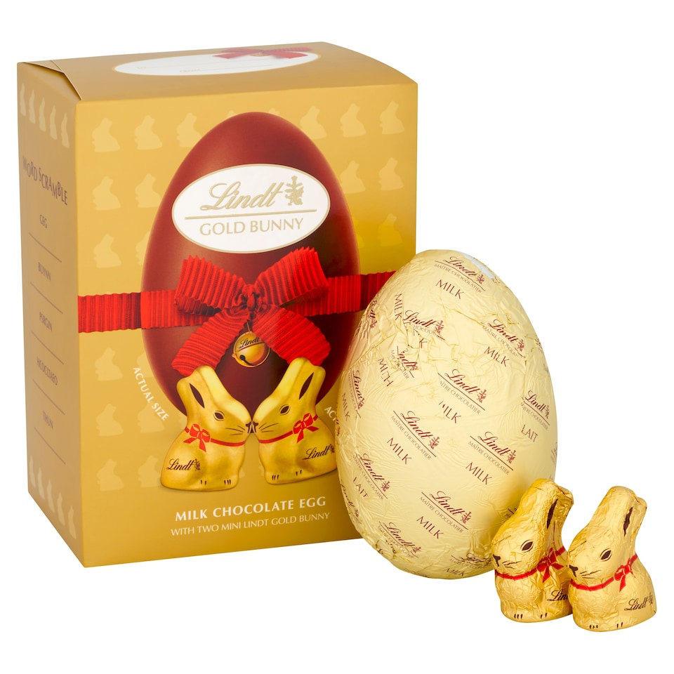 image 1 of Lindt Gold Bunny Milk Chocolate Egg 115g