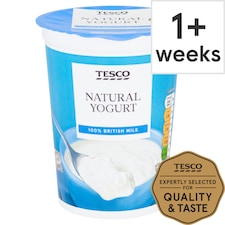 Tesco Natural Yogurt 500G