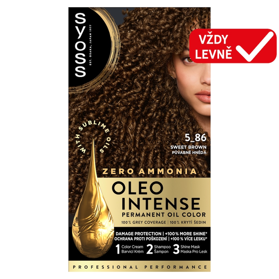 Syoss Oleo Intense Barva na vlasy půvabně hnědá 5_86