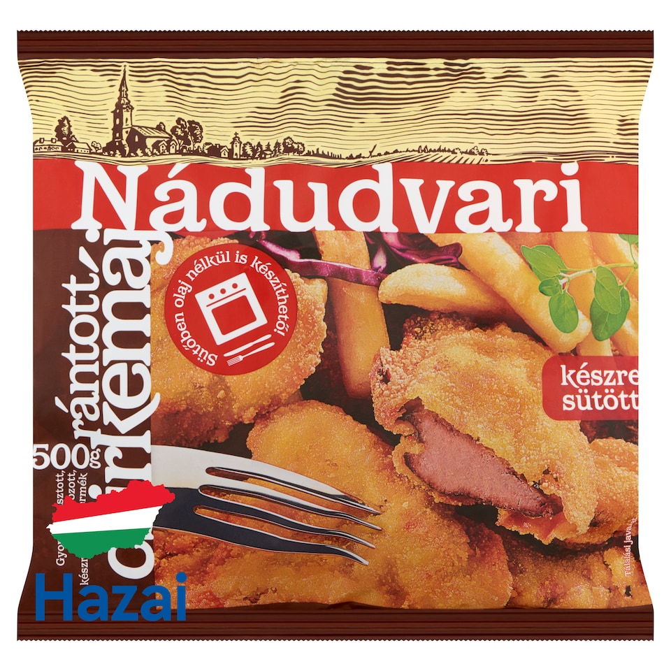 Nádudvari gyorsfagyasztott rántott csirkemáj 500 g  1. kép