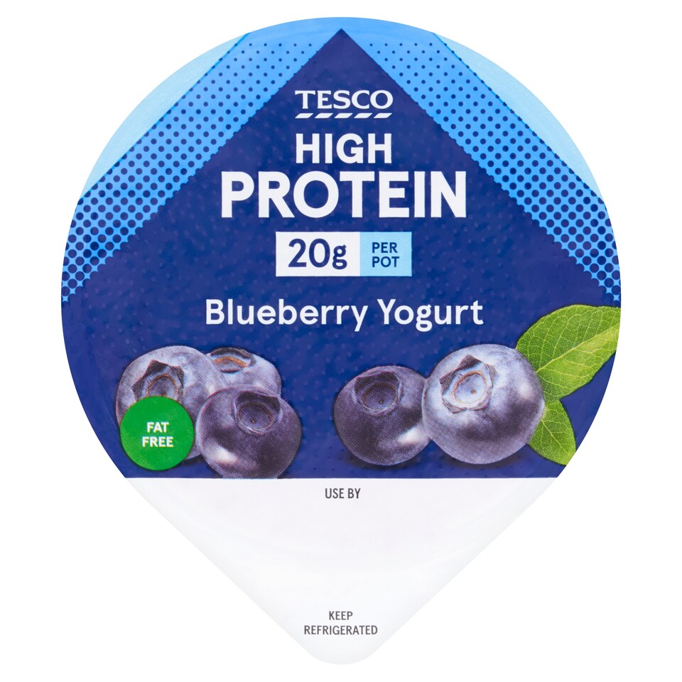 Tesco High Protein Blueberry Yogurt 207g