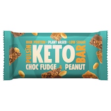 Pulsin Keto Bar - Chocolate Fudge & Peanut 50g