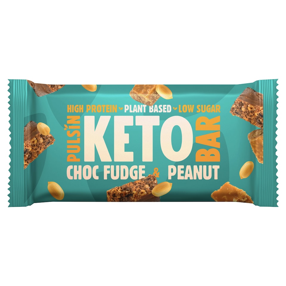 Pulsin Keto Bar - Chocolate Fudge & Peanut 50g