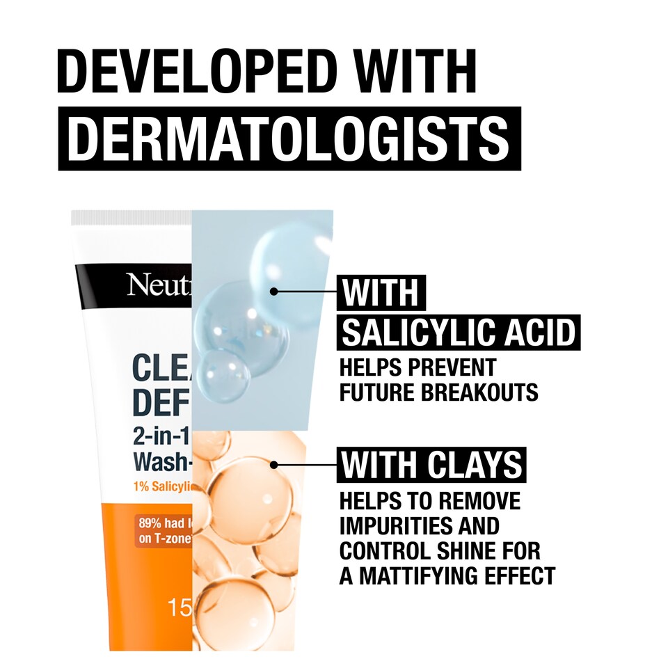 image 1 of Neutrogena Visibly Clear 2 In 1 Mask 150Ml