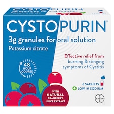 Cystopurin Cranberry Flavoured Cystitis Treatment Sachets P 6s