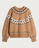 image 4 of F&F Knitted Fair Isle Jumper in Brown