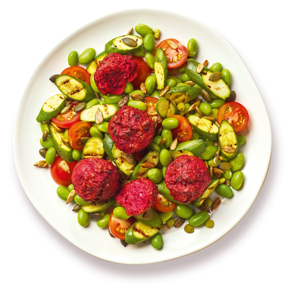 image 1 of Gosh Beetroot Falafel Red Pepper & Chilli 266G