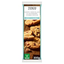Tesco White Chocolate & Cranberry Cookie Dough 300g