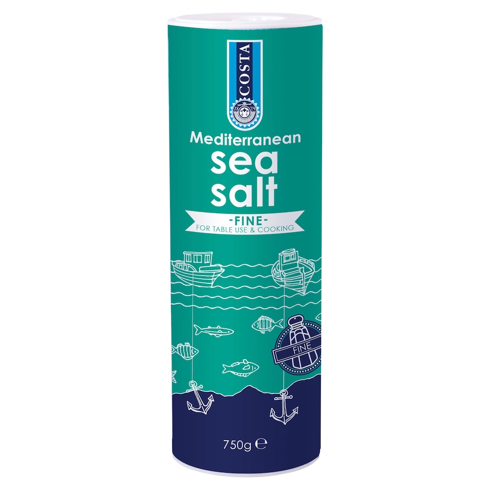 Costa Mediterranean Sea Salt Fine 750G