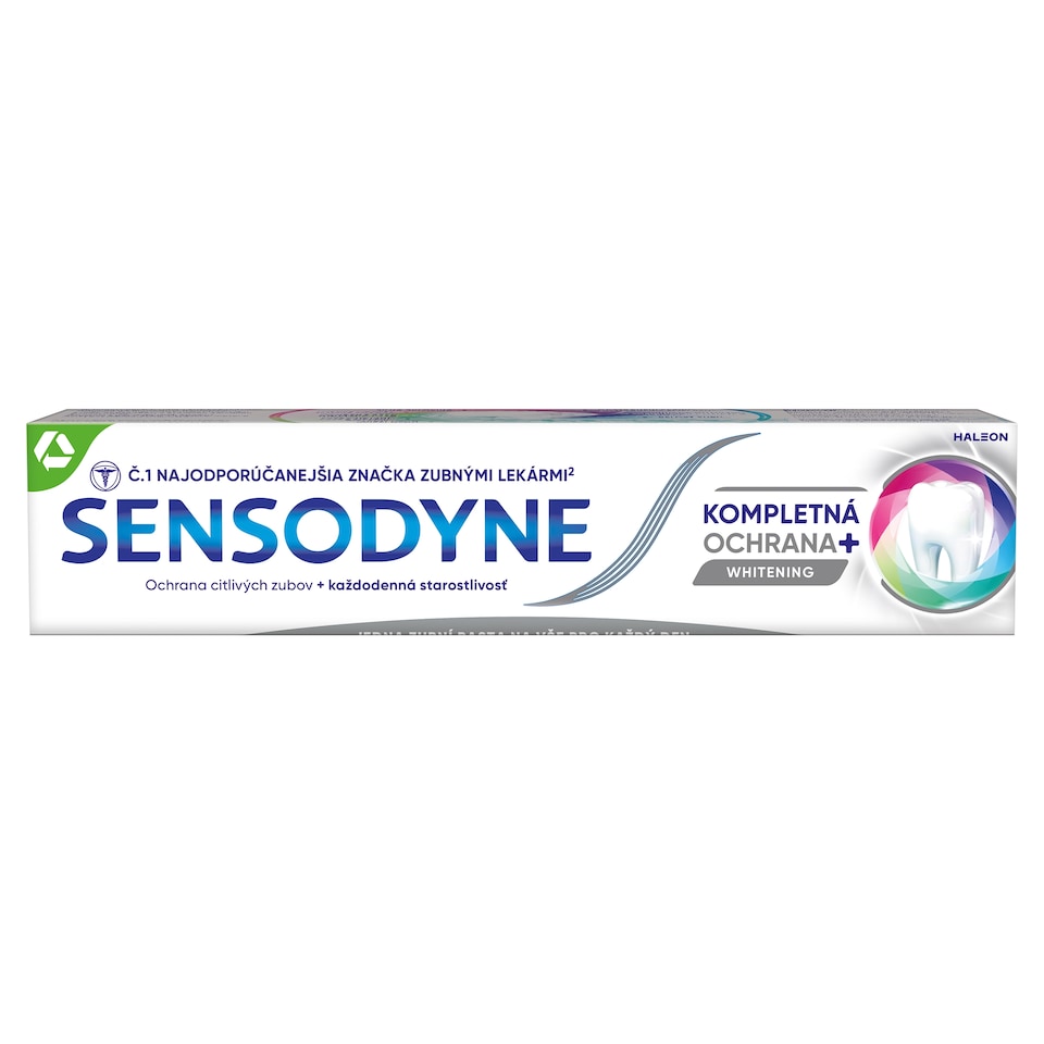 Sensodyne Whitening Kompletná ochrana+ zubná pasta s fluoridom 75 ml