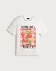 image 4 of F&F Pure Cotton Farmers Market Tomatoes Slogan T-Shirt in White