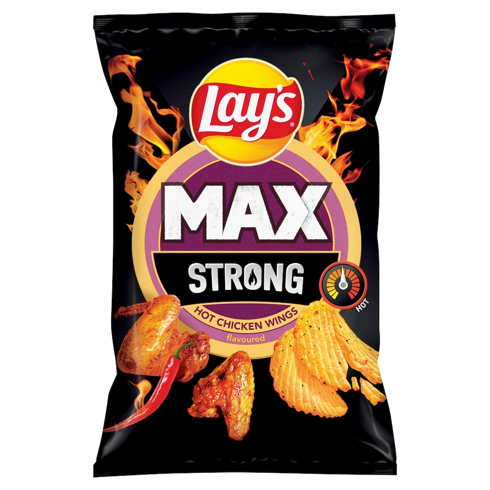 Lay's Strong burgonyachips csípős húsos jellegű ízesítéssel 55 g