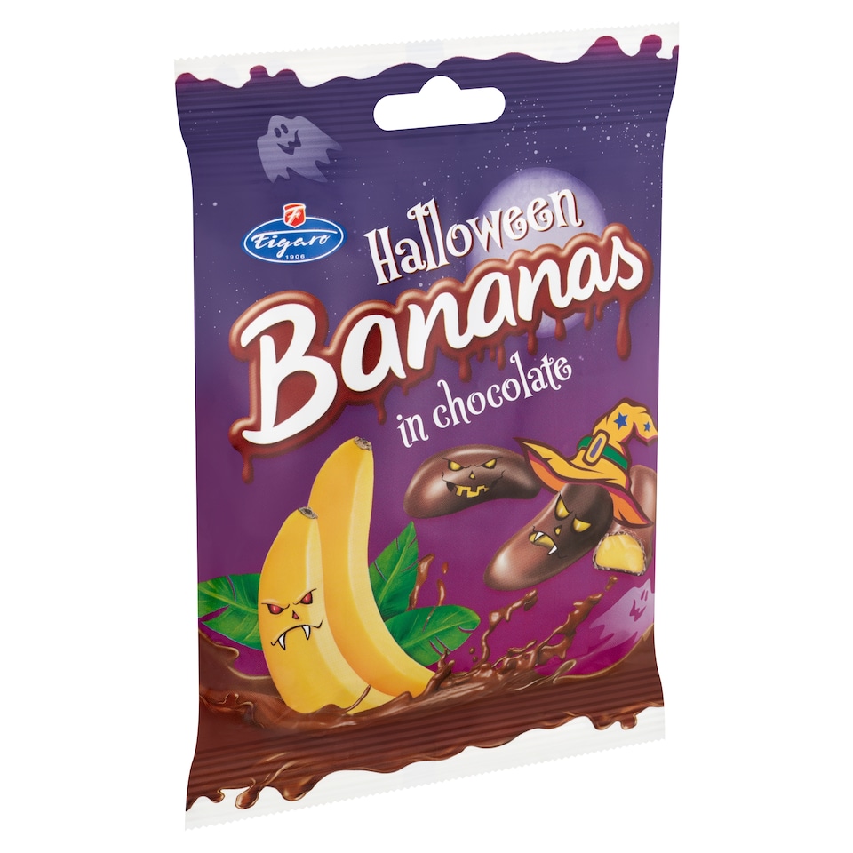 Figaro Halloween étcsokoládéval bevont banános habos zselék 75 g  1. kép