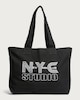 image 1 of F&F NYC Studio Tote Bag in Black
