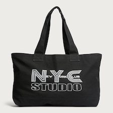 F&F NYC Studio Tote Bag in Black